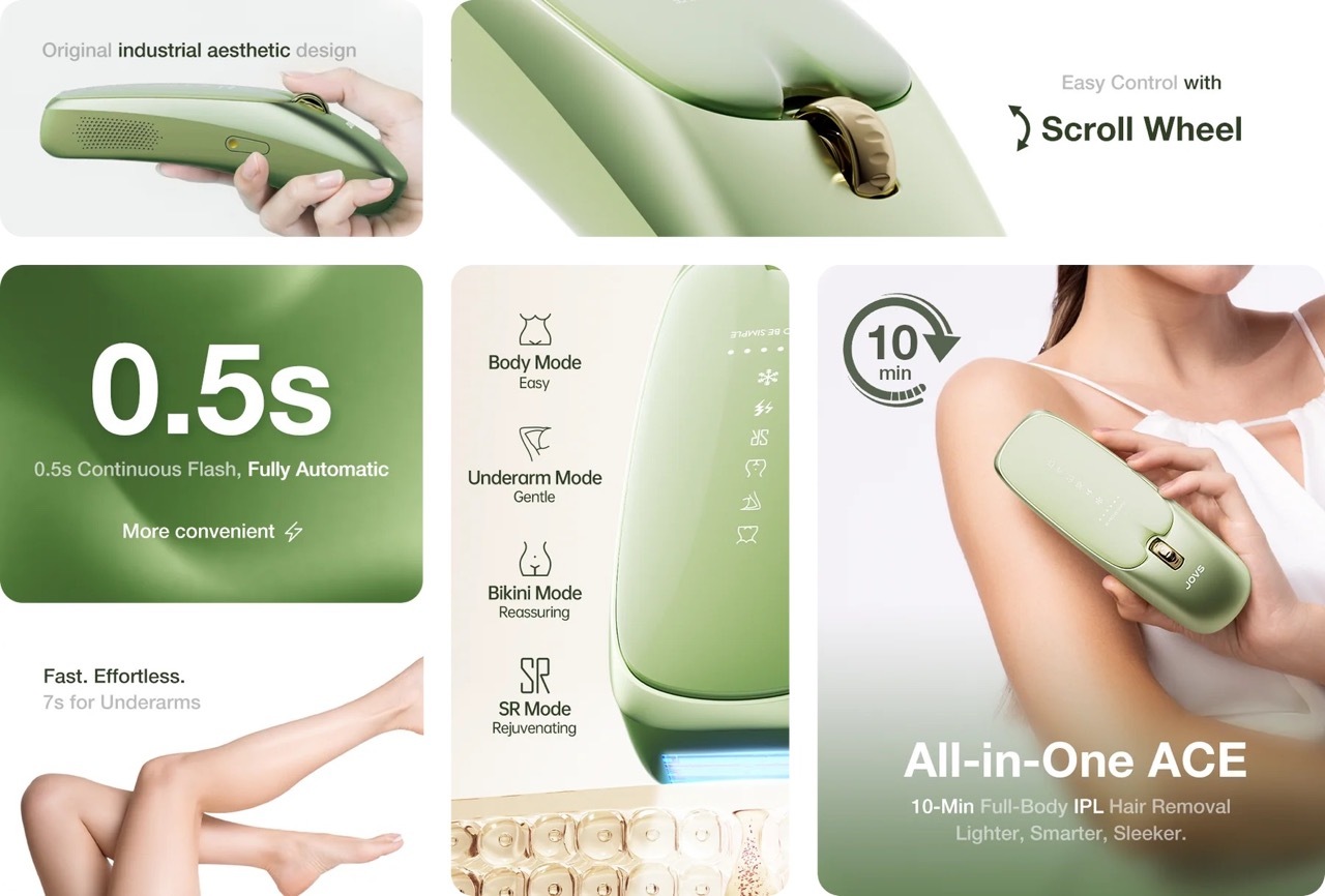 All about the IPL hair removal device features