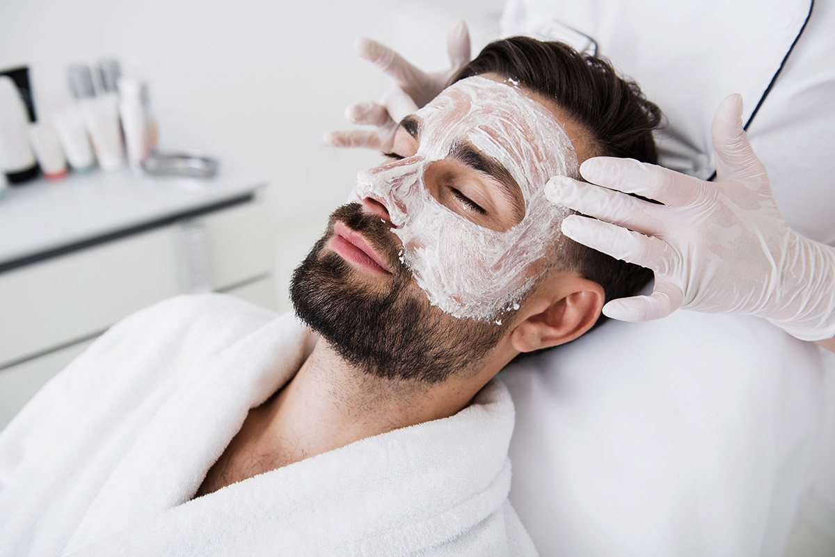 MEN HAVE FACES. SO WHY NOT FACIALS?