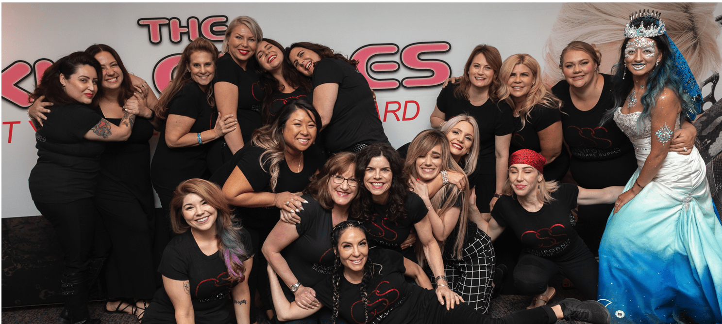 All of California Skincare Supply’s Skin Games contestants.