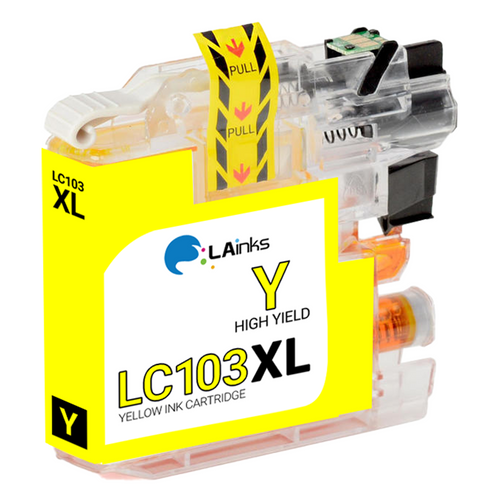Brother LC-103 (LC103Y) High Yield Yellow Ink Cartridge (Compatible)