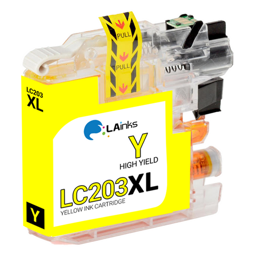 Brother LC-203 (LC203Y) High Yield Yellow Ink Cartridge (Compatible)