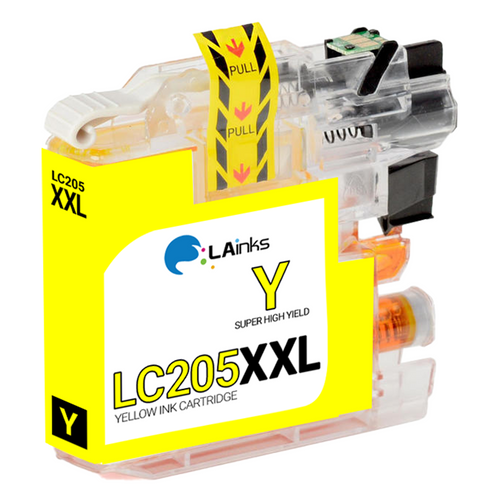 Brother LC-205 (LC205Y) Super High Yield Yellow Ink Cartridge (Compatible)