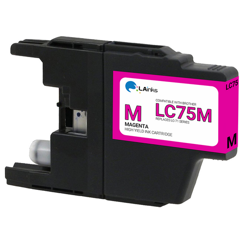 Brother LC-75 (LC75M) High Yield Magenta Ink Cartridge (Compatible)