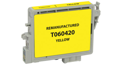 Epson T0604 (T060420) Yellow Ink Cartridge (Remanufactured)