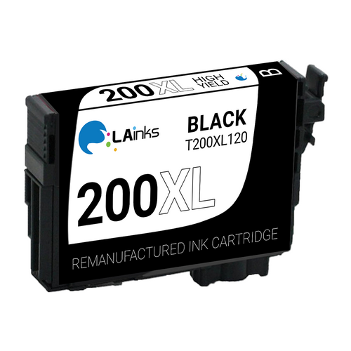 Epson T200XL (T200XL120) High Yield Black Ink Cartridge (Remanufactured)