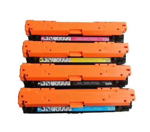 LAinks Replacement for HP 307A Toner Cartridges 4PK 1ea BCMY Combo HP_307A-4PK