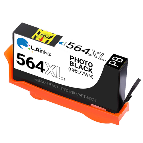 LAinks Replacement for HP 564XL CR277WN High Yield Photo Black Ink Cartridge - Shows Accurate Ink Levels HP_564XL-PB NC