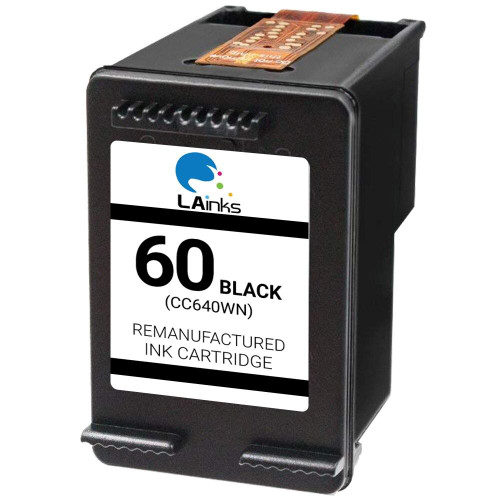 LAinks Replacement for HP 60 CC640WN Black Ink Cartridge HP_60-B