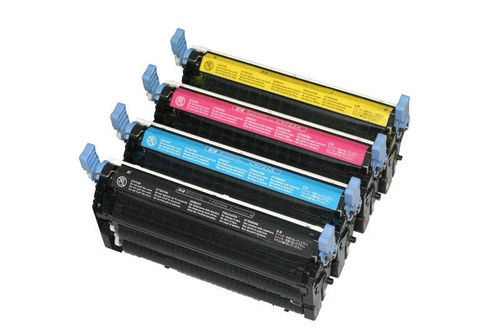 LAinks Replacement for HP 641A Toner Cartridges 4PK 1ea BCMY Combo HP_641A-4PK