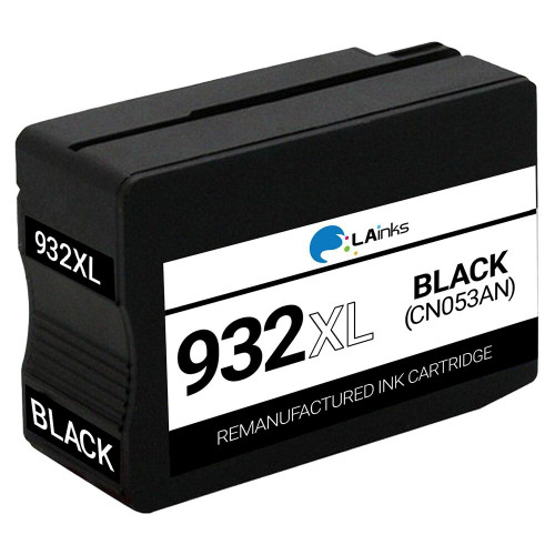 LAinks Replacement for HP 932XL CN053AN High Yield Black Ink Cartridge - Shows Accurate Ink Levels HP_932XL NC