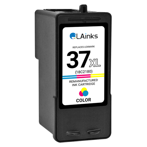 LAinks Replacement for Lexmark #37XL 18C2200 High Yield Color Ink Cartridge LEX_37XL