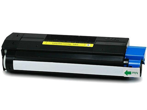 LAinks Replacement for Okidata 42127401 High Yield Yellow Laser Toner Cartridge OKIDATA_42127401
