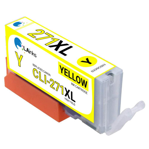 LAinks Replacement for Canon CLI-271XL 0339C001 High Yield Yellow Ink Cartridge CANON_CLI-271XL-Y