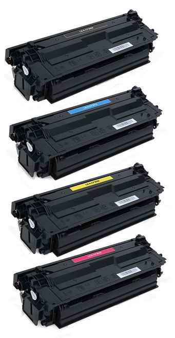 LAinks Replacement for HP 508X Toner Cartridges 4PK 1ea BCMY Combo HP_508X-4PK