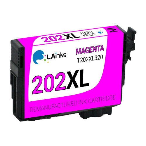 LAinks Replacement for Epson 202XL T202XL320 High Yield Magenta Ink Cartridge EPSON_T202XL-M