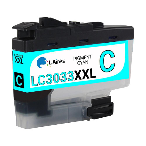 LAinks Replacement for Brother LC3033C Super High Yield Cyan Ink Cartridge Brother_LC3033C