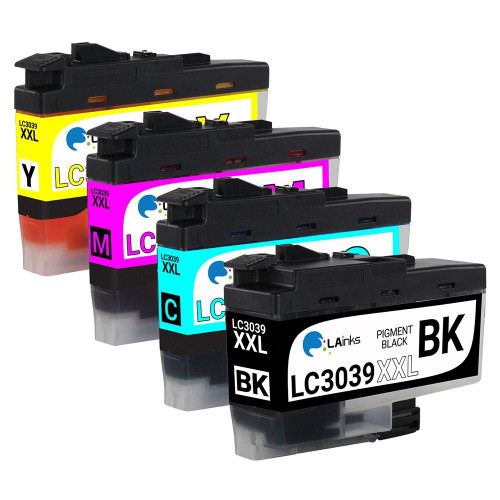 LAinks Replacement for Brother LC3039 Ultra HY Ink Cartridge 4PK - Black, Cyan, Magenta, Yellow Brother_LC3039-4PK