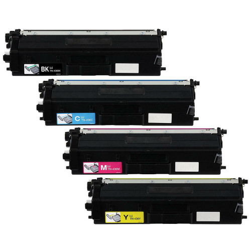 LAinks Replacement for Brother TN439 Ultra HY Toner Cartridge 4PK - Black, Cyan, Magenta, Yellow Brother_TN439-4PK