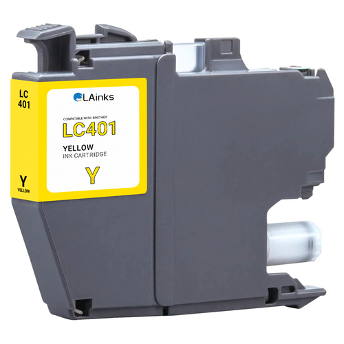 Brother LC401 Yellow Remanufactured Ink Cartridge