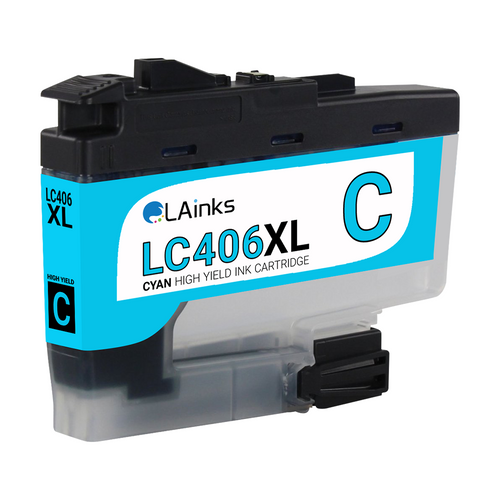 Brother LC406XL Cyan Remanufactured Ink Cartridge