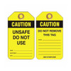 Lockout Tag Caution Unsafe Do Not Use - PS- LOTO-TAG Lockout Tags Paprsky