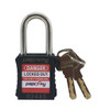 Lockout padlock color Black PS-LOTO-PPR-38 Lockout Padlock Paprsky