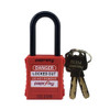 Safety padlocks Red PS-LOTO-PPNR-38 Lockout Padlock Paprsky