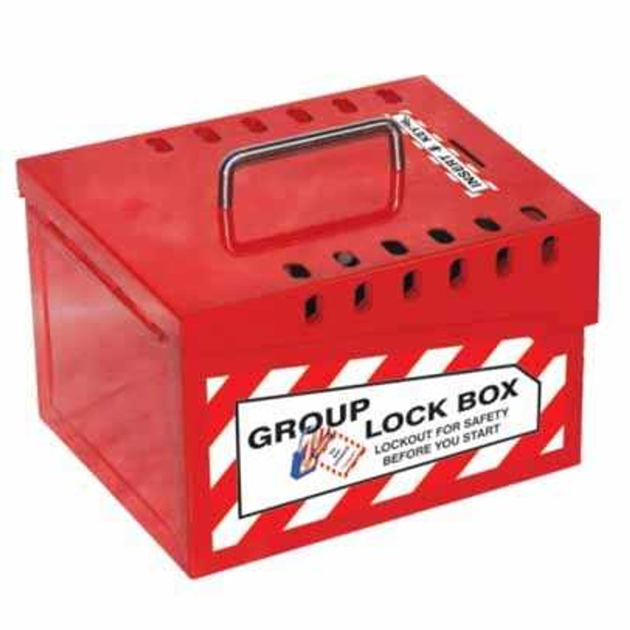 Group Lock Box - Red 13 - L - PS-LOTO-GLBR5 Group Lock Box Paprsky