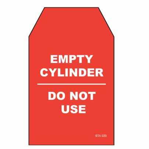 Lockout Tags Tear Proof Single Sided PSP256TP - Empty Cylinder Do Not Use - PS- LOTO-SAFETY-TAG Lockout Tags Paprsky