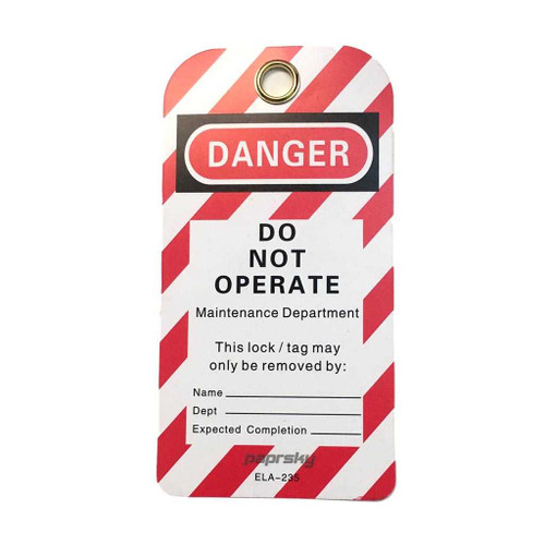 What is Important about LOTO Tags - Lockout Tagout Tags