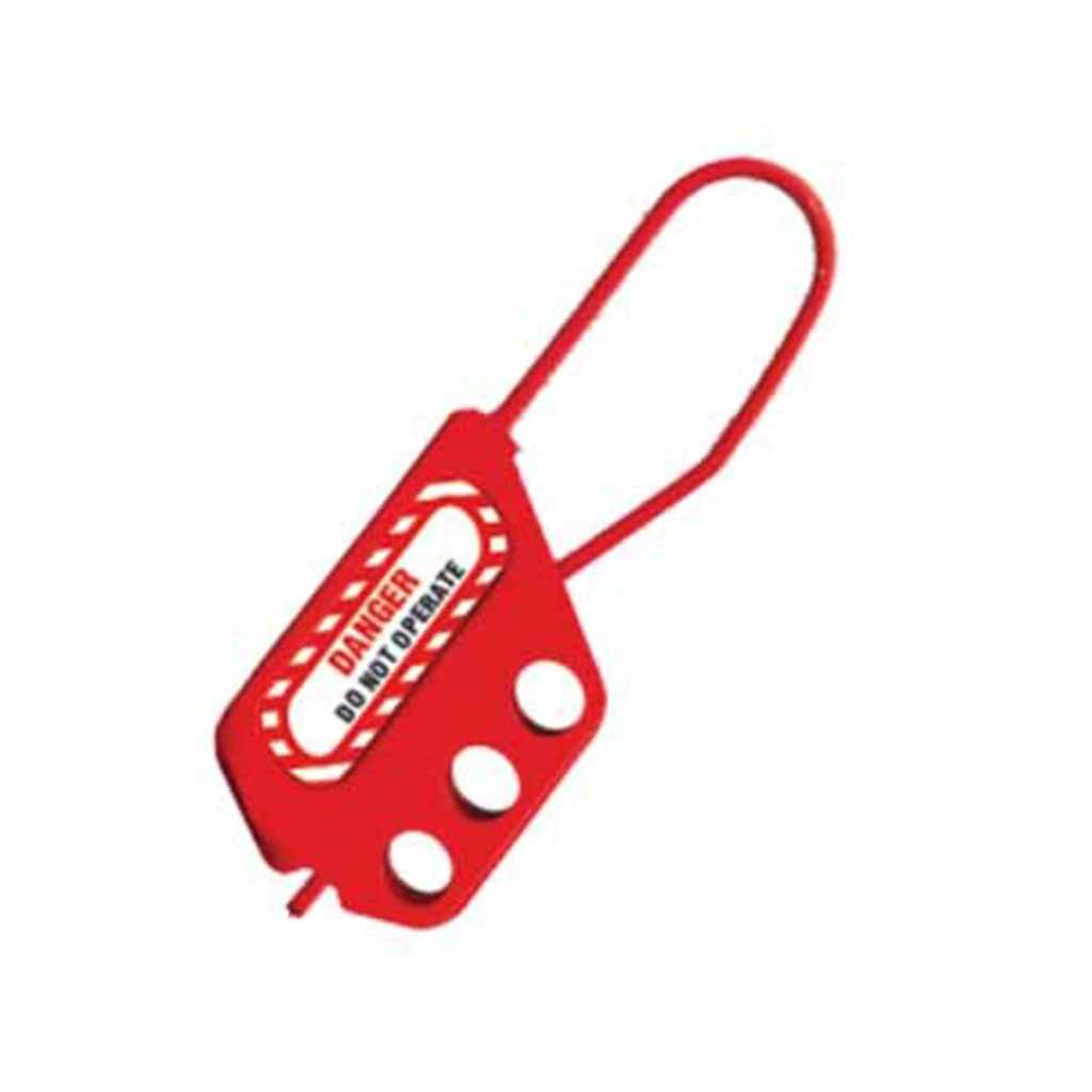 Flexible Lockout Electric Hasp 3 Holes, 3mm Shackle Thickness, 45mm