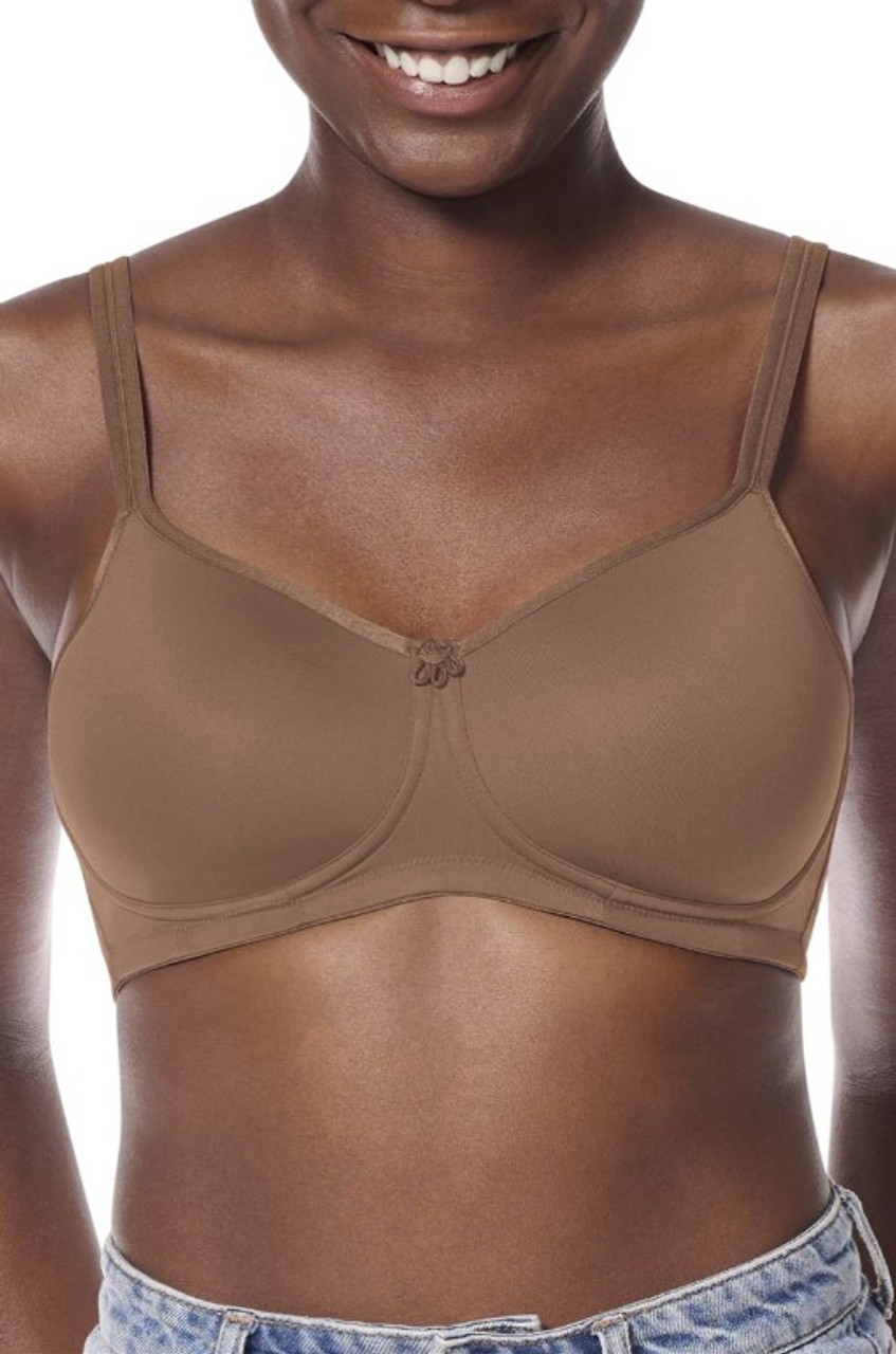 Amoena Ava WireFree Bra, Soft Cup, Size 36B, Pearl Beige Ref# 5211536BPB -  MAR-J Medical Supply, Inc.