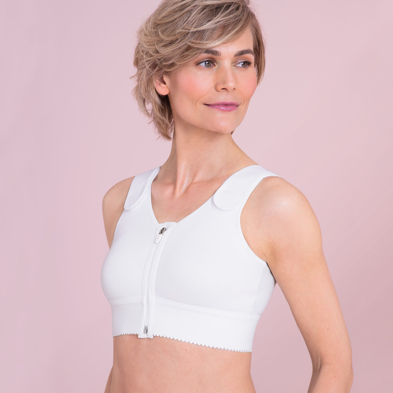 Anita Care Womens MedicalGarments Compression Bra with Post-op-Belt, 34A,  White