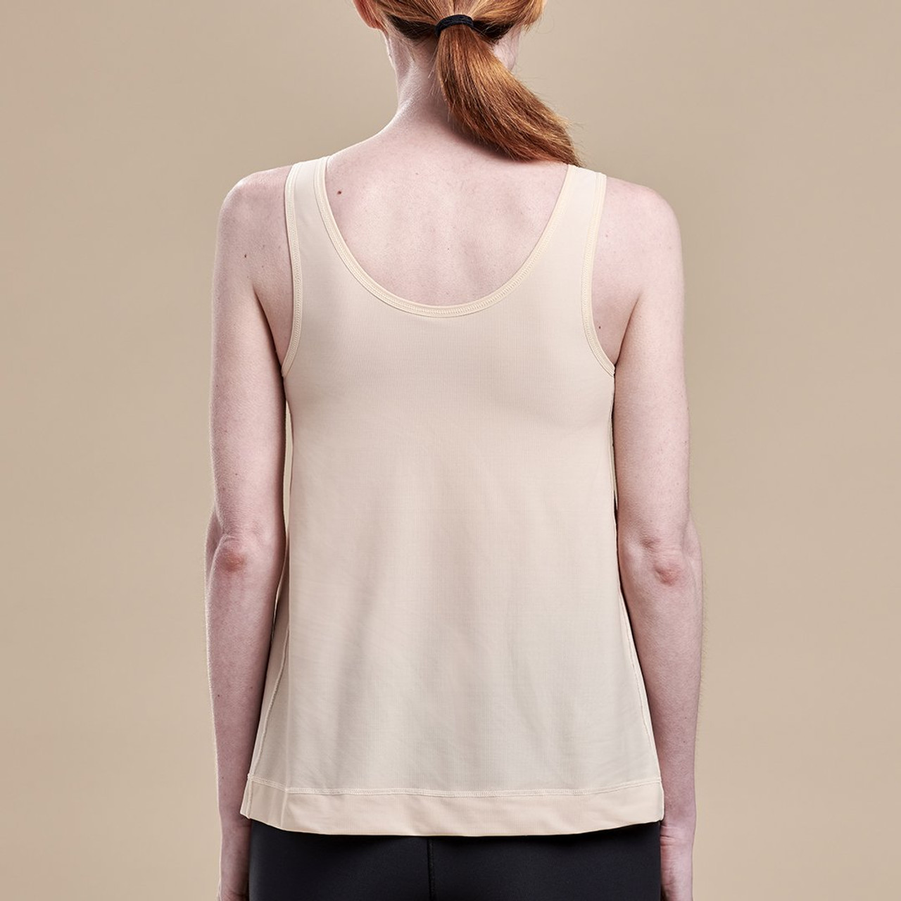 Post Mastectomy Recovery Shirt Camisole With Drain Pockets Management