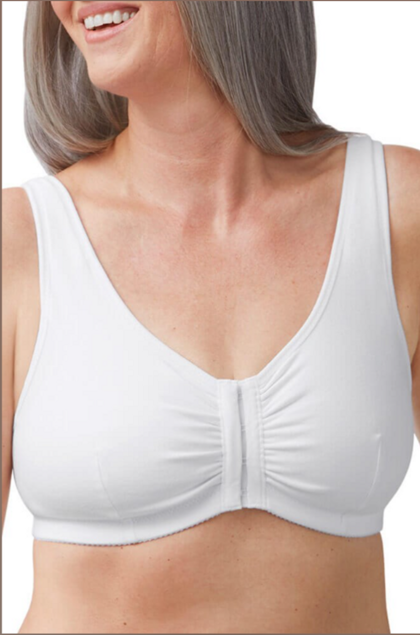 Amoena Frances Soft Cup Front Fastening Post Surgical Bra - Nude