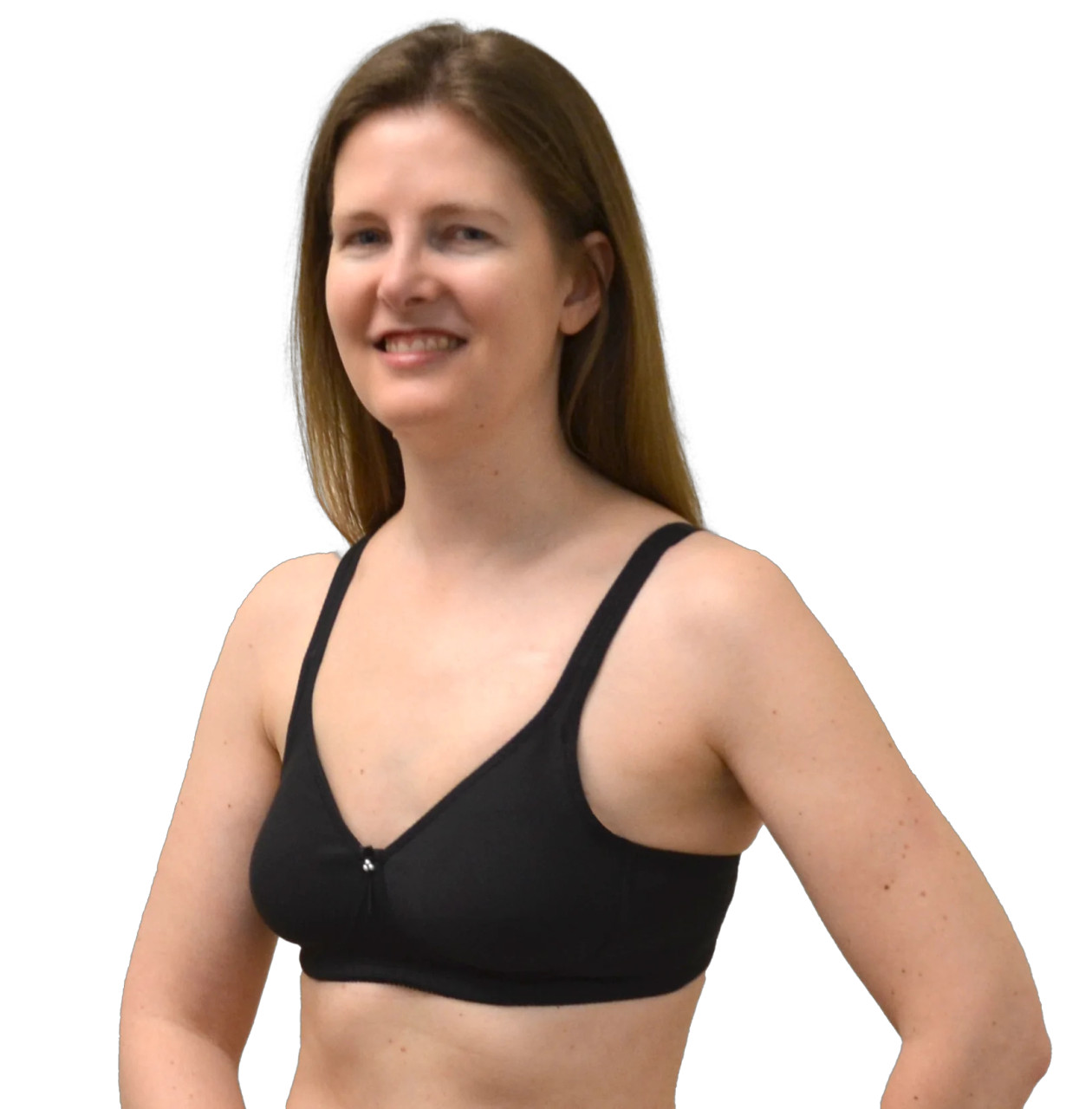 Trulife Amelia Seamless Lace Accent Softcup Mastectomy Bra