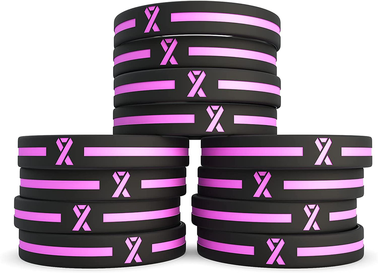 Breast Cancer Bracelets  Personalized  Fast Shipping  Reminderband