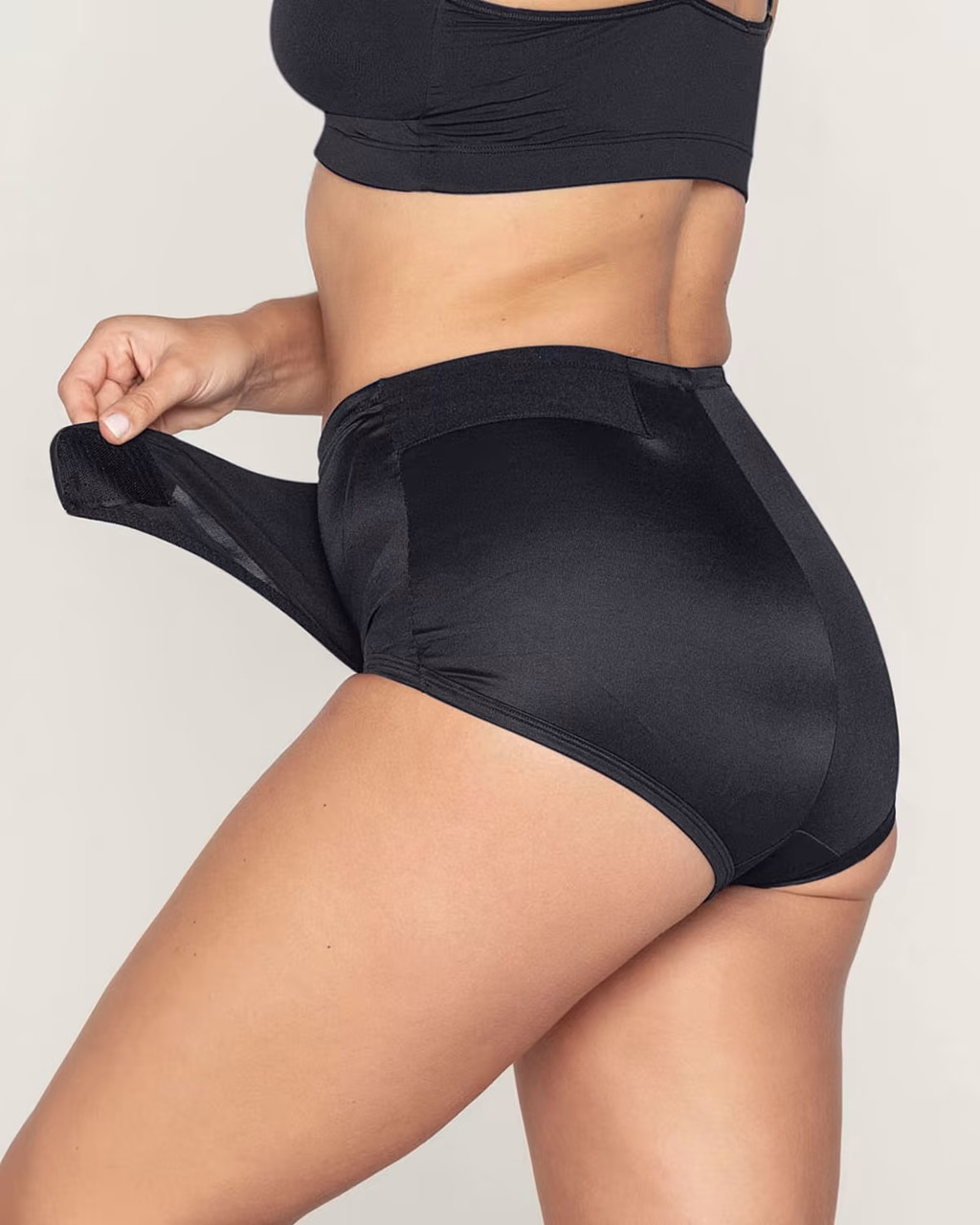 High-Waisted Postpartum Belly Wrap Firm Compression Panty