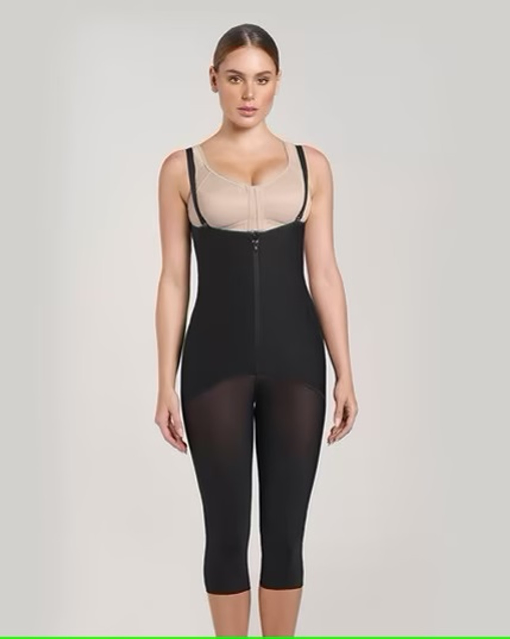 Leonisa 18510 Post-Surgical Hook-and-Zip Mid-Calf Sculpting Body
