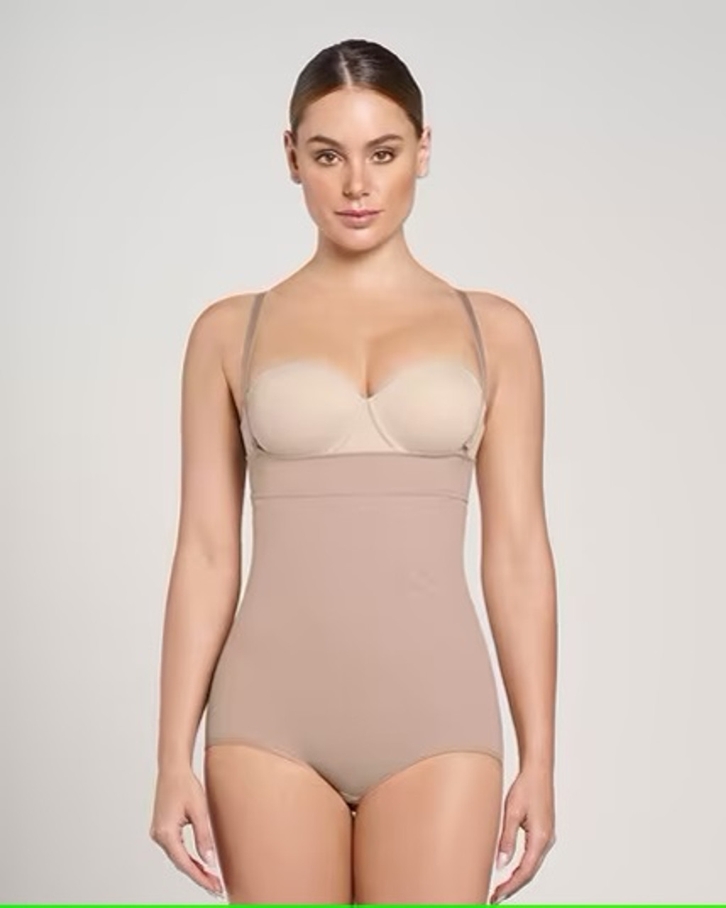 Leonisa 18480 Waist-to-Knee Open Bust Firm Post-Surgical Body Shaper
