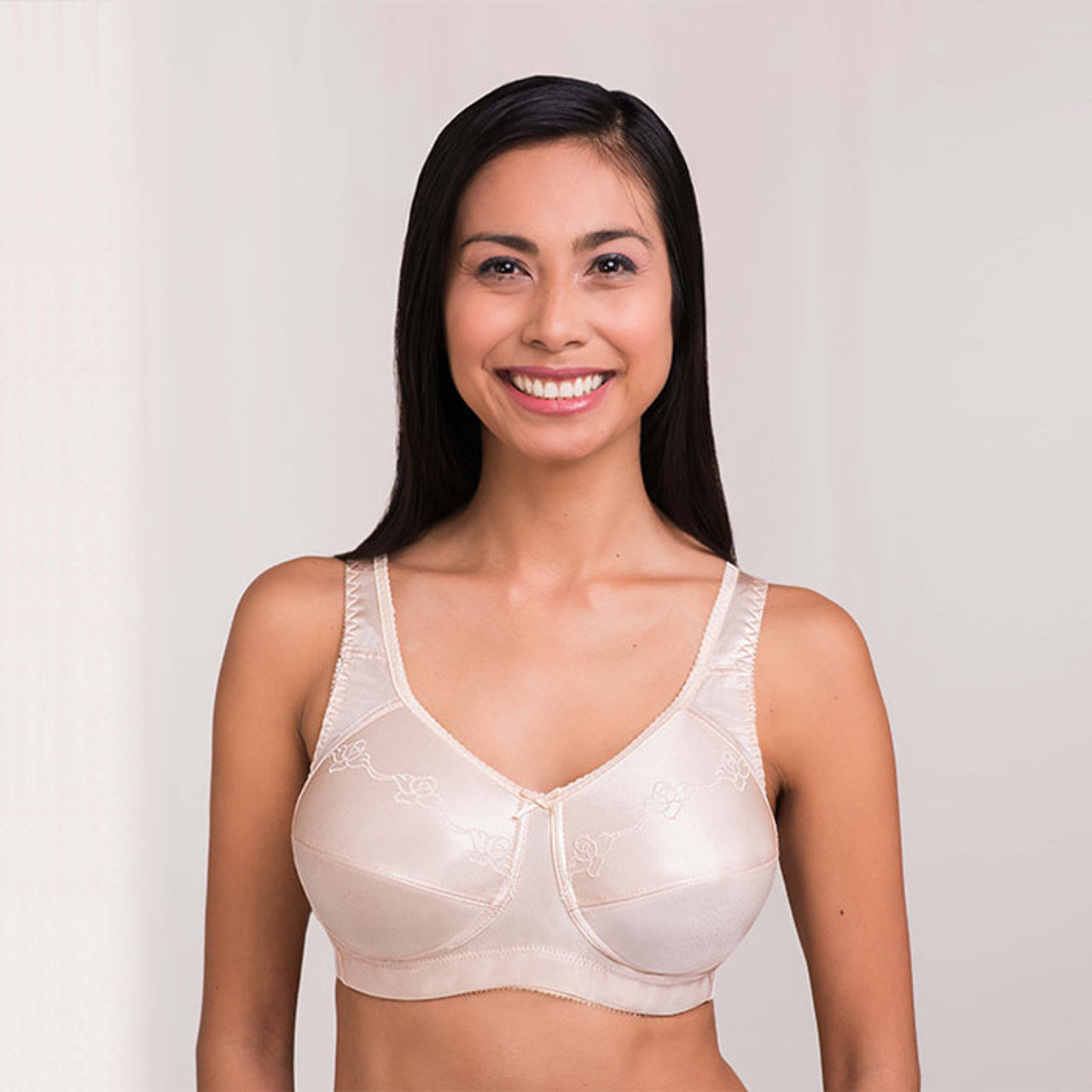 Ladies Bra - Mastectomy Pocket Cancer Cotton Embroidery Bra