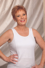 NEARLY ME Post Op Camisole with 2 Puffs