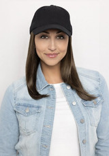 Henry Margu Black Hat with Long Hair