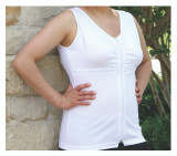 Nearly ME 521 Post-Op Cami with Zipper