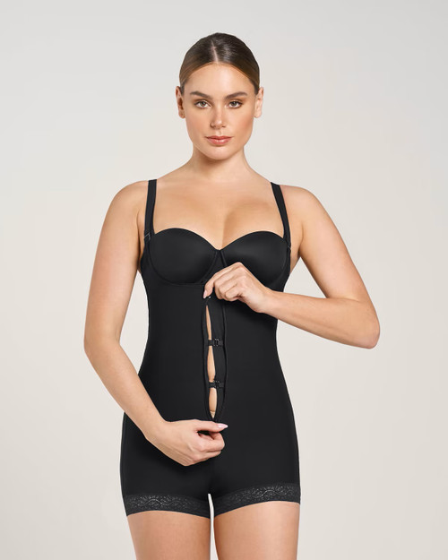Leonisa 18480 Waist-to-Knee Open Bust Firm Post-Surgical Body Shaper