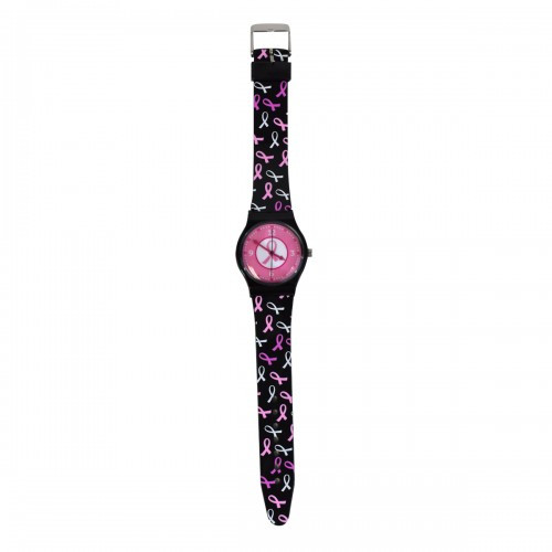 Pro Cur 94720 Pink Ribbon Awareness Jelly Watch  