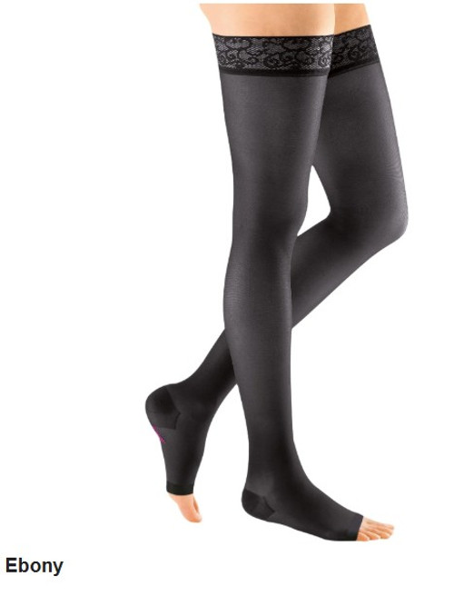 Mediven 395 Sheer & Soft Women's Thigh High 20-30 mmHg, Open Toe Mediven 395 Sheer & Soft Women's Thigh High 20-30 mmHg, Open Toe