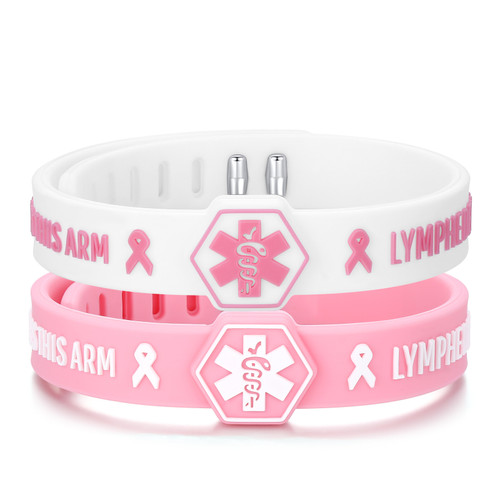 Lymphedema Adjustable Silicone Bracelet