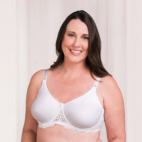 TRULIFE Audrey Seamless Lace Accent Underwire Mastectomy Bra