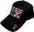  Pink Lives Matter Breast Cancer Awareness Pink Ribbon Adjustable Baseball Hat/Cap